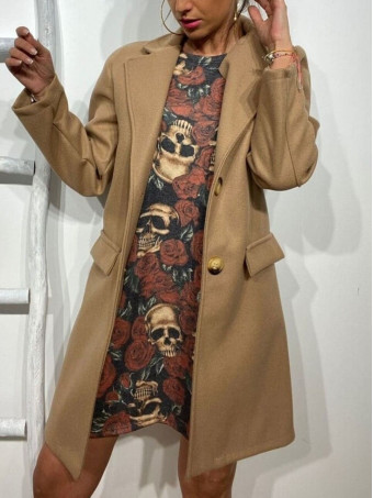 Abrigo Paño SNOB Taupe HEVE