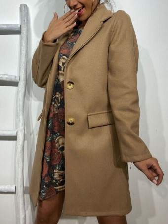 Abrigo Paño SNOB Taupe HEVE