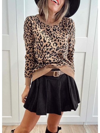 Punto Estampado Print BEWILDER Camel HEVE