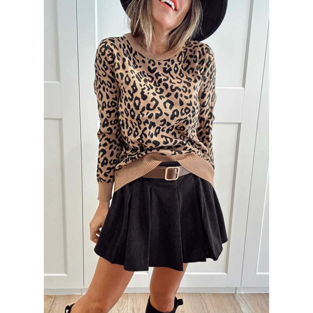 Punto Estampado Print BEWILDER Camel HEVE Punto Estampado Print BEWILDER Camel HEVE
