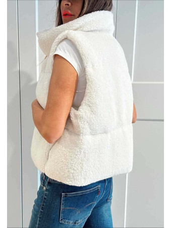 Chaleco Acolchado Borreguito STRONK Crudo HEVE