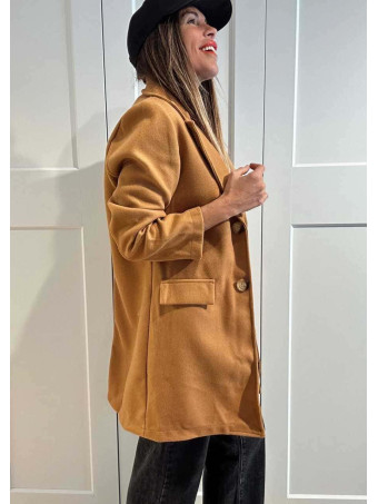 Abrigo Paño SNOB Camel HEVE