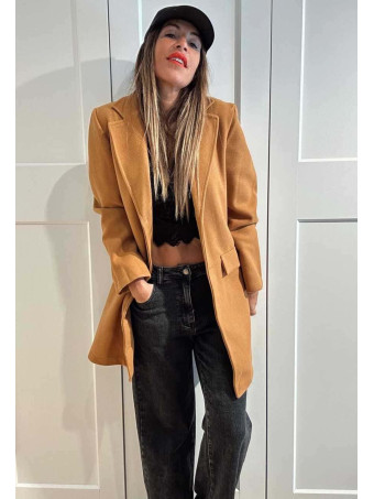Abrigo Paño SNOB Camel HEVE