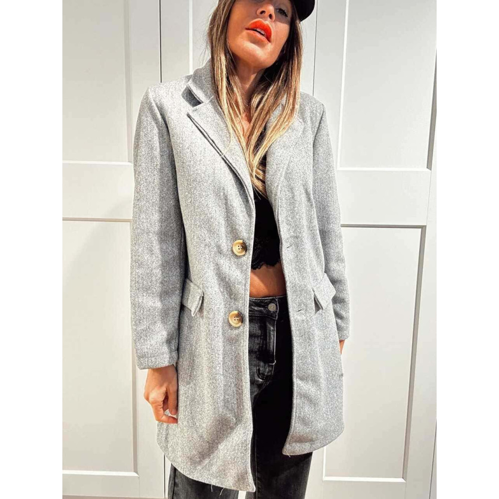 Abrigo Paño SNOB Gris HEVE