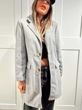 Abrigo Paño SNOB Gris HEVE