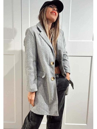 Abrigo Paño SNOB Gris HEVE