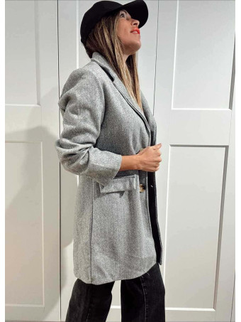 Abrigo Paño SNOB Gris HEVE