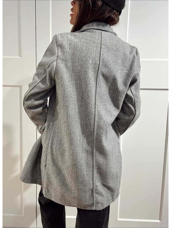 Abrigo Paño SNOB Gris HEVE