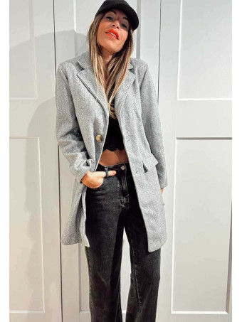 Abrigo Paño SNOB Gris HEVE