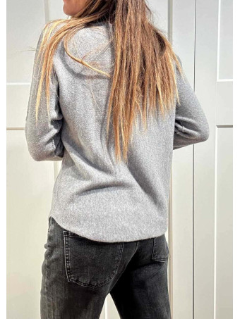 Punto Básico Escote Pico JANIKA Gris HEVE