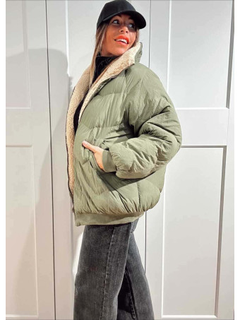 Cazadora Acolchada Reversible BRENAYE Verde Militar HEVE