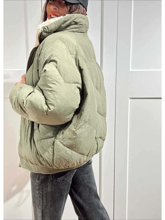 Cazadora Acolchada Reversible BRENAYE Verde Militar HEVE