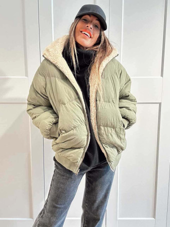 Cazadora Acolchada Reversible BRENAYE Verde Militar HEVE