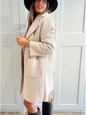 Abrigo Rizo BUDGER Beige HEVE