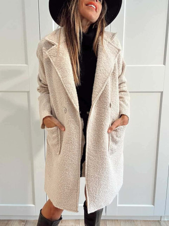 Abrigo Rizo BUDGER Beige HEVE