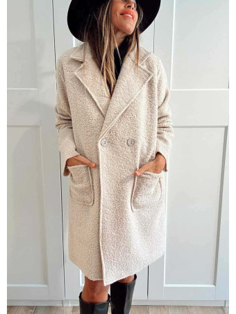 Abrigo Rizo BUDGER Beige HEVE
