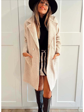 Abrigo Rizo BUDGER Beige HEVE