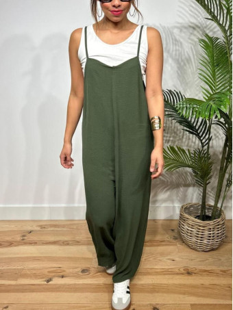 Conjunto Mono y Camiseta FADE Verde Militar HEVE Conjunto Mono y Camiseta FADE Verde Militar HEVE