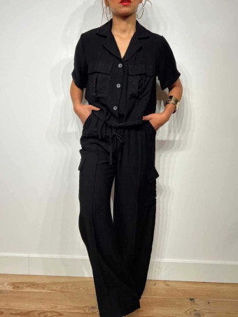 Conjunto Camisero Cargo WENCORY Negro HEVE Conjunto Camisero Cargo WENCORY Negro HEVE