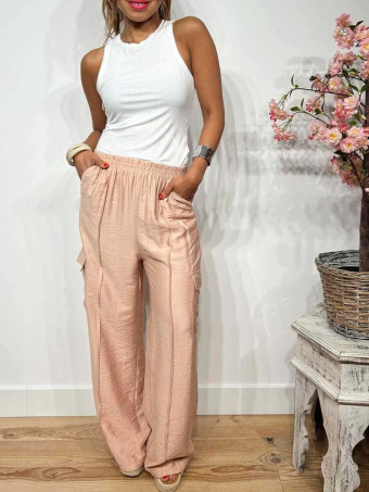 Conjunto Camisero Cargo WENCORY Nude HEVE