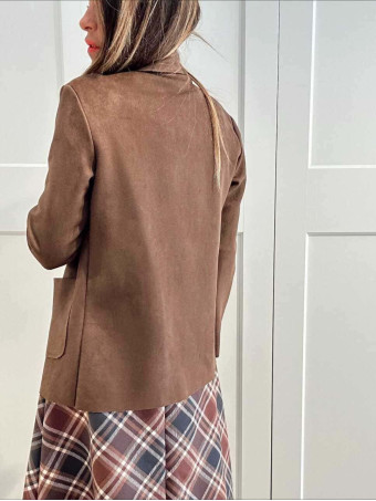 Blazer Efecto Ante ZANIER Marrón HEVE