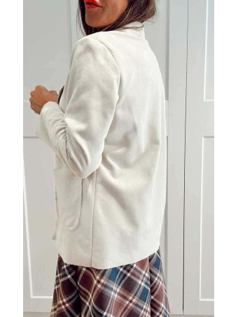Blazer Efecto Ante ZANIER Beige HEVE