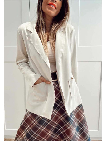 Blazer Efecto Ante ZANIER Beige HEVE