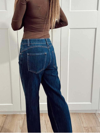 Jeans Straight Tiro Alto URBAY HEVE