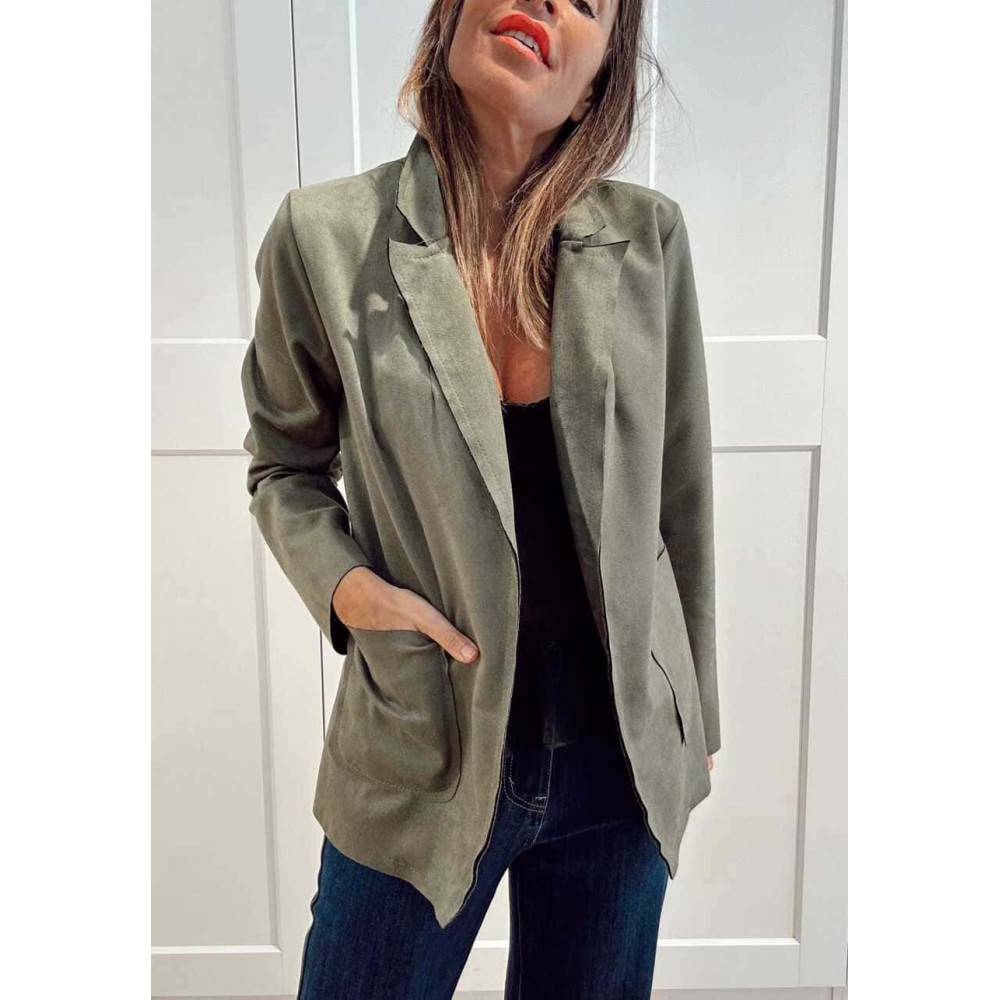 Blazer Efecto Ante ZANIER Verde Militar HEVE