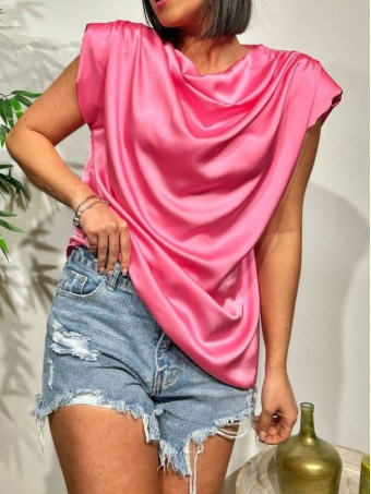 Cuerpo Satinado Drapeado SINNIKA Blanco HEVE