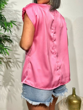 Cuerpo Satinado Drapeado SINNIKA Blanco HEVE