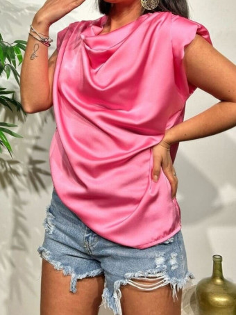 Cuerpo Satinado Drapeado SINNIKA Blanco HEVE