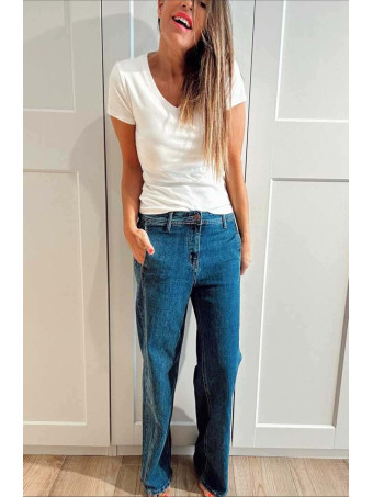 Jeans Straight Tiro Alto DORNEL HEVE Jeans Straight Tiro Alto DORNEL HEVE