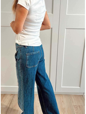 Jeans Straight Tiro Alto DORNEL HEVE Jeans Straight Tiro Alto DORNEL HEVE