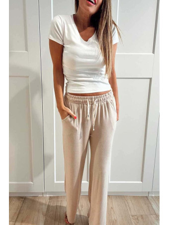 Pantalón Comfy Punto BRAYLEN Arena HEVE Pantalón Comfy Punto BRAYLEN Arena HEVE