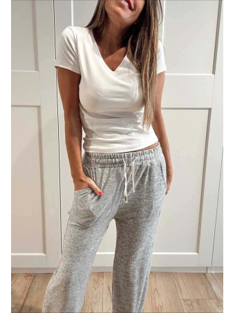 Pantalón Comfy Punto BRAYLEN Gris HEVE Pantalón Comfy Punto BRAYLEN Gris HEVE