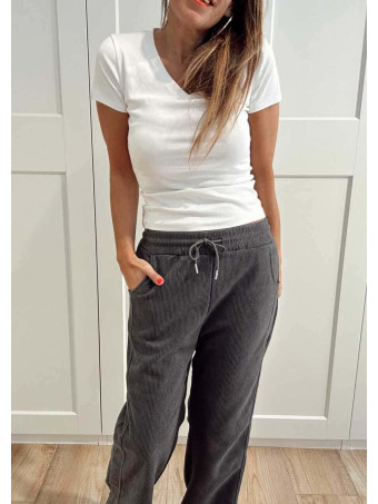 Pantalón Casual Pana NOAR Gris HEVE
