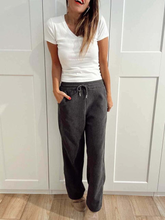 Pantalón Casual Pana NOAR Gris HEVE