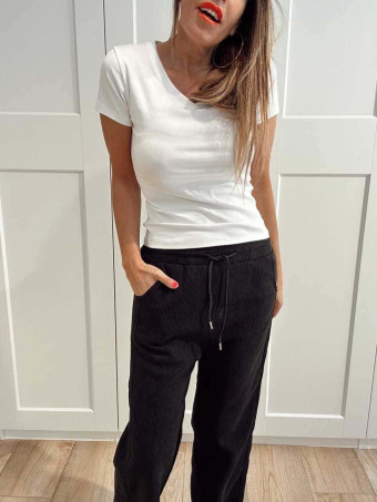 Pantalón Casual Pana NOAR Negro HEVE