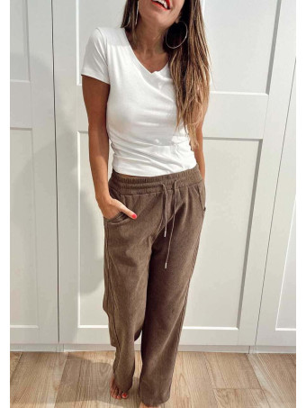 Pantalón Casual Pana NOAR Marrón HEVE