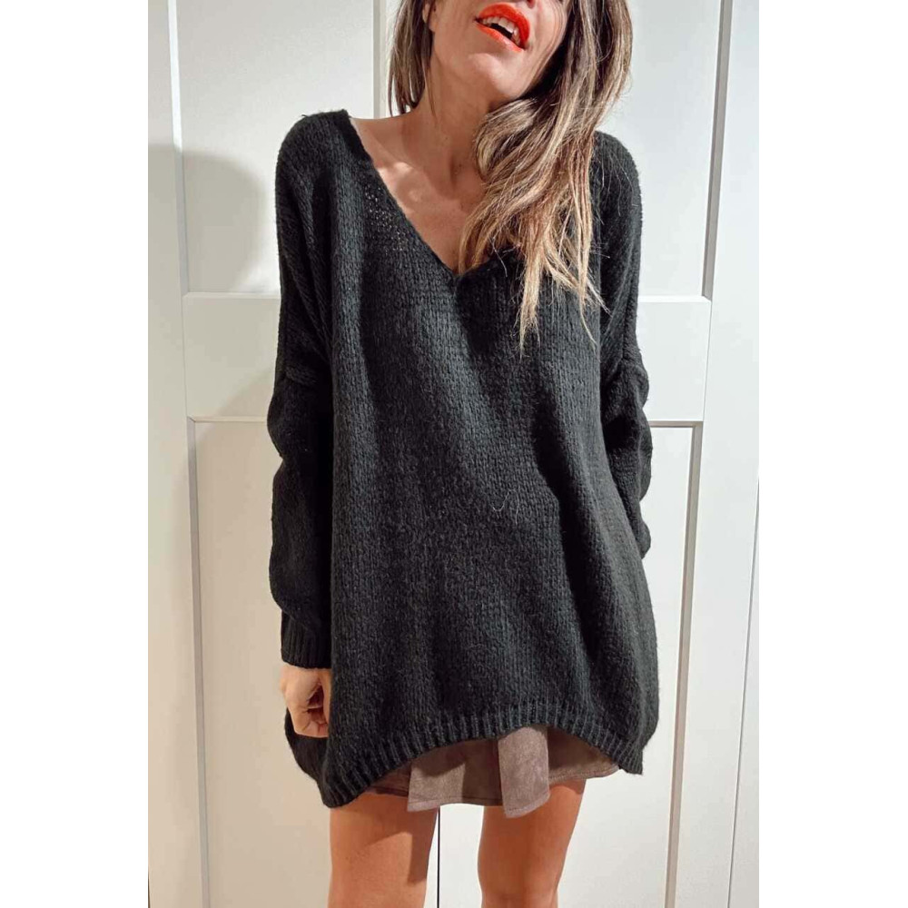 Maxi Punto Oversize GENBEL Negro HEVE