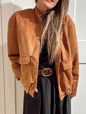 Chaqueta Efecto Ante ELYON...