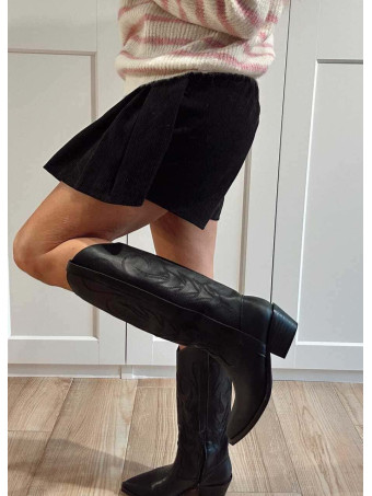 Bota Alta Cowboy CHILDERS Negro HEVE