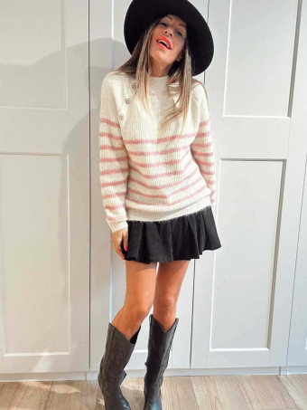 Bota Alta Cowboy CHILDERS Negro HEVE