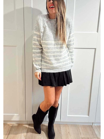 Bota Plana Efecto Ante VIORNE Negro heve