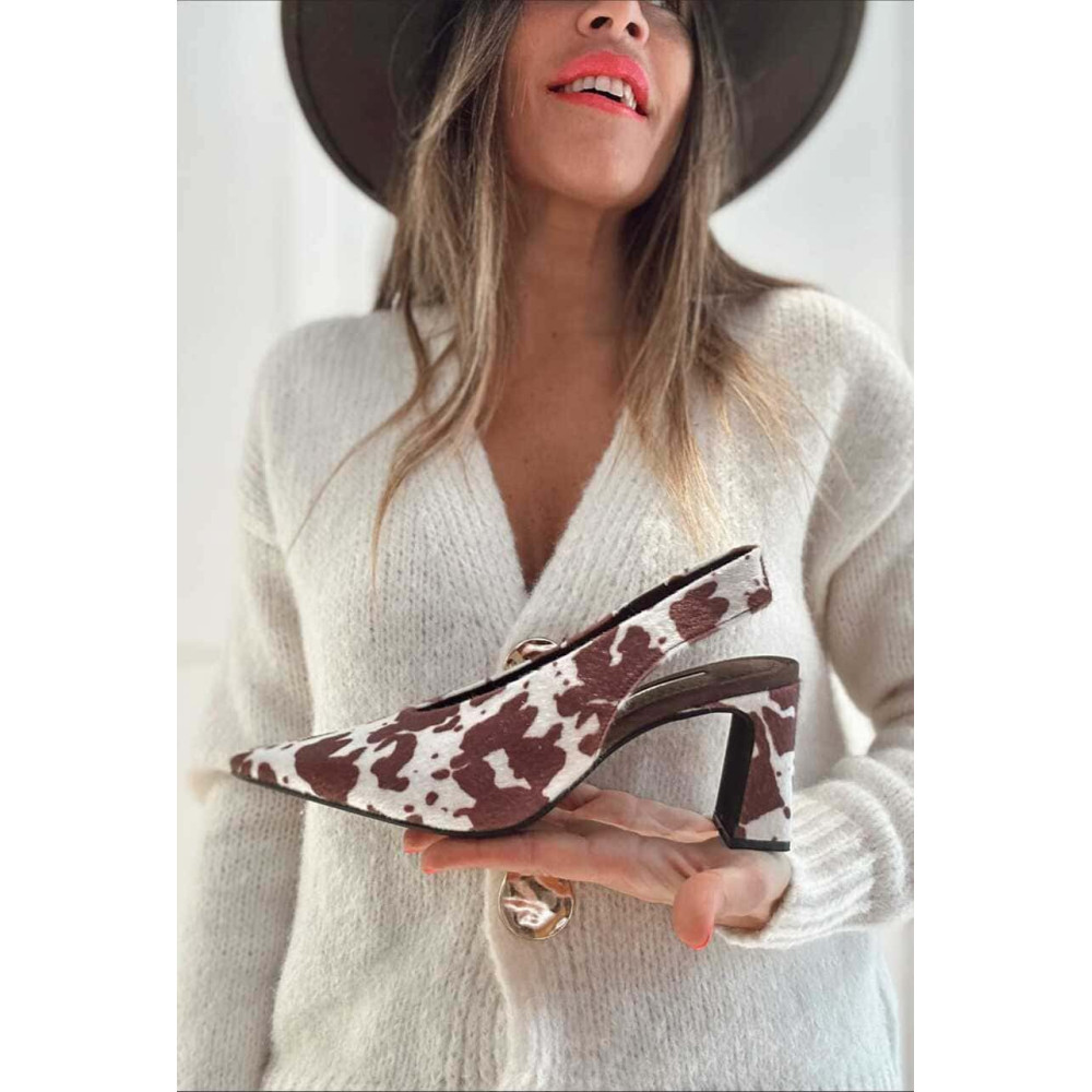 Zapato Salón Print Destalonado DALMOKA HEVE