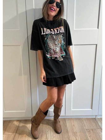 Bota Biker Tachas RODNEY Camel HEVE