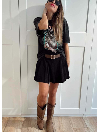 Bota Biker Tachas RODNEY Camel HEVE