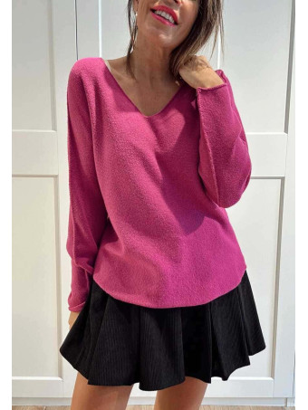 Punto Básico Escote Pico JANIKA Buganvilla HEVE