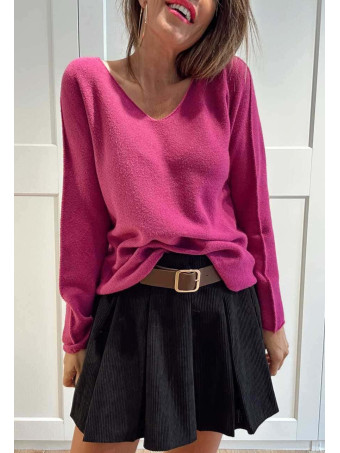 Punto Básico Escote Pico JANIKA Buganvilla HEVE